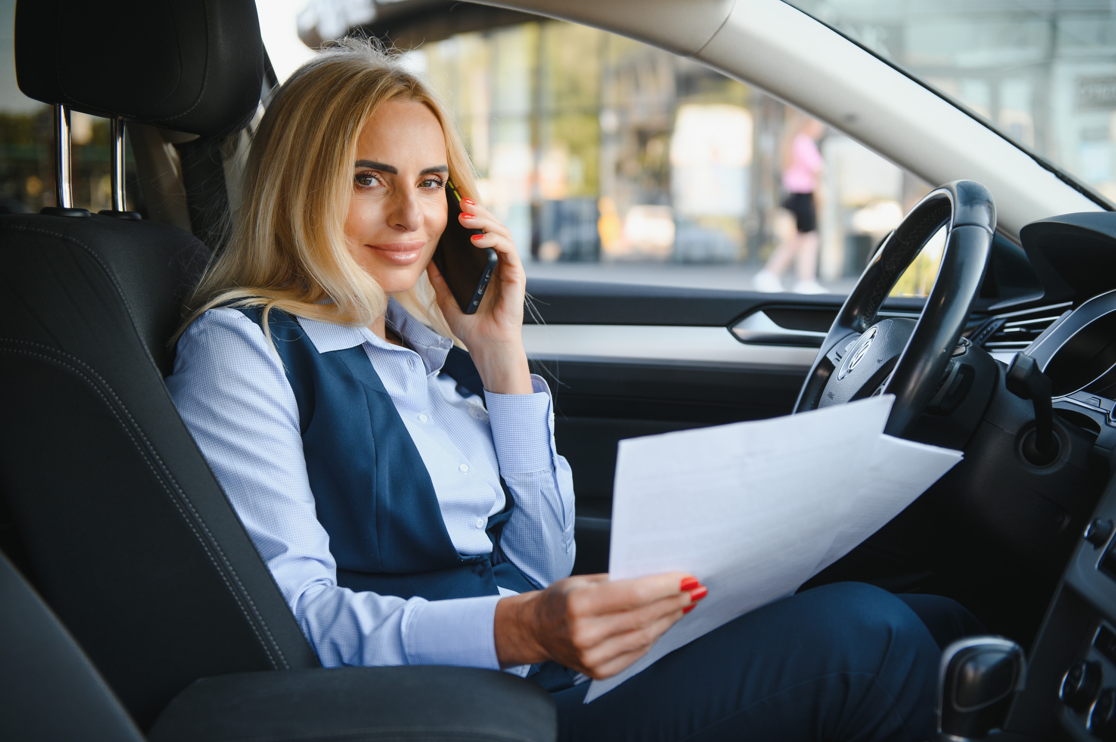 Professional notary on the go in New York City